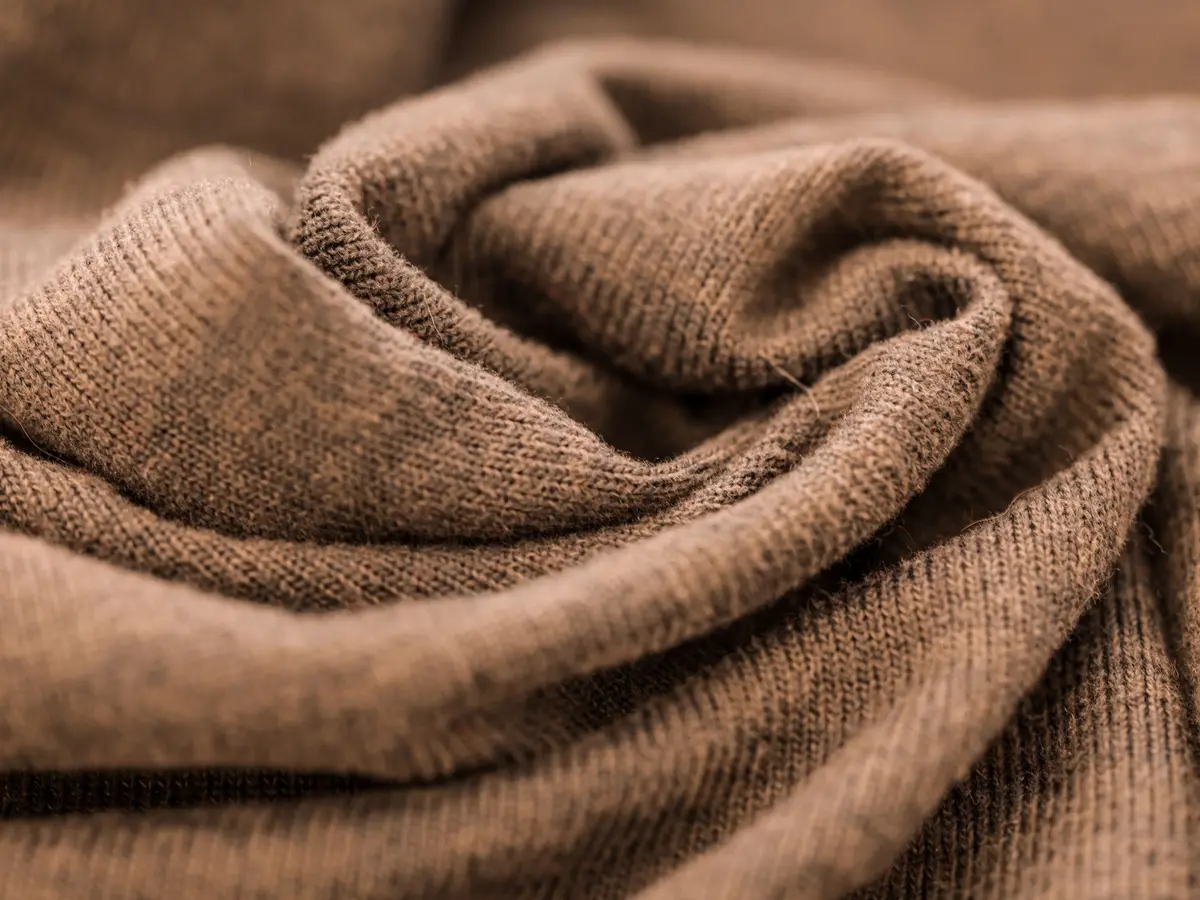 Close-up of Cotton jersey fabric