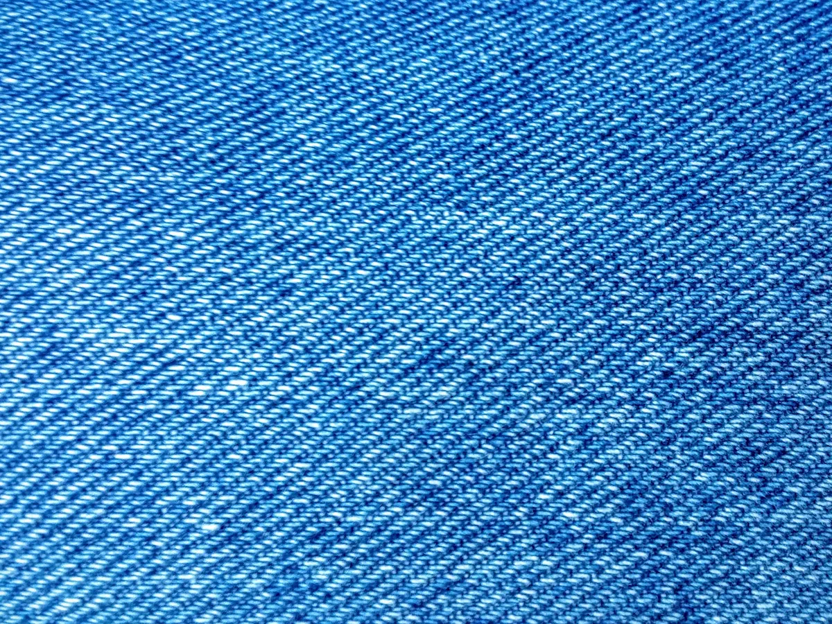 Close-up of Denim fabric