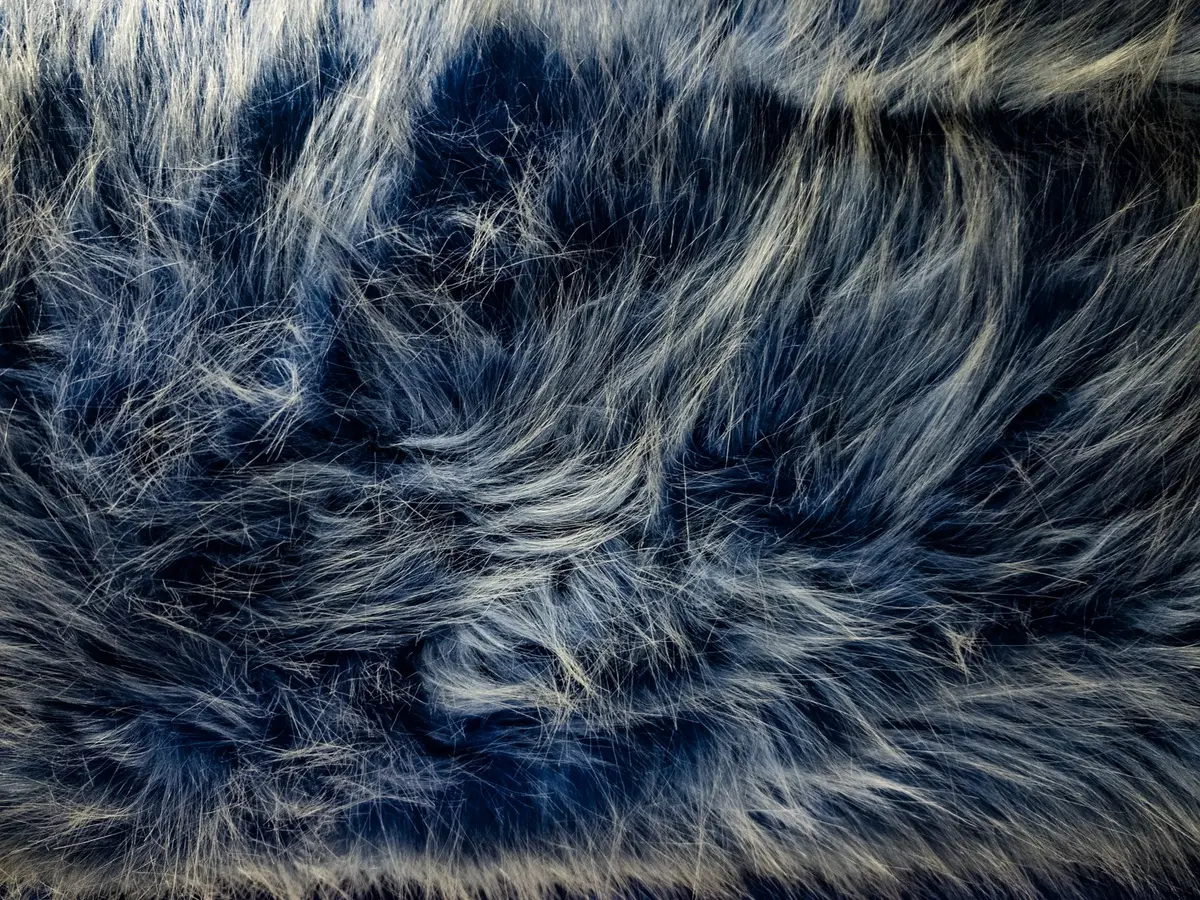 Close-up of Faux fur fabric