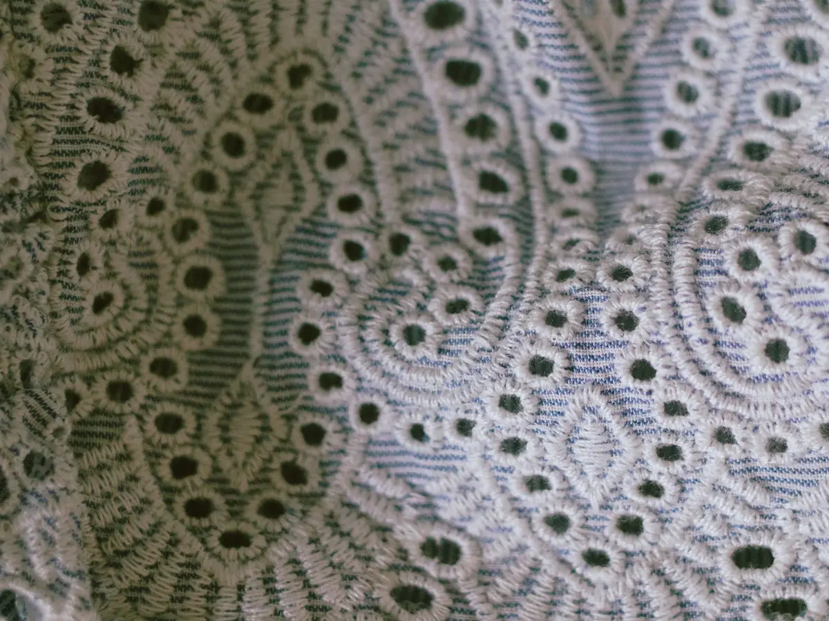 Close-up of Lace fabric