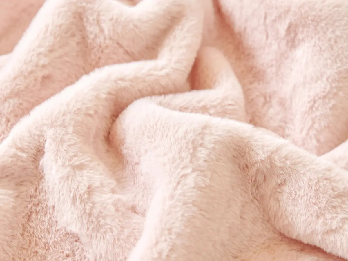 Close-up of Minky fabric