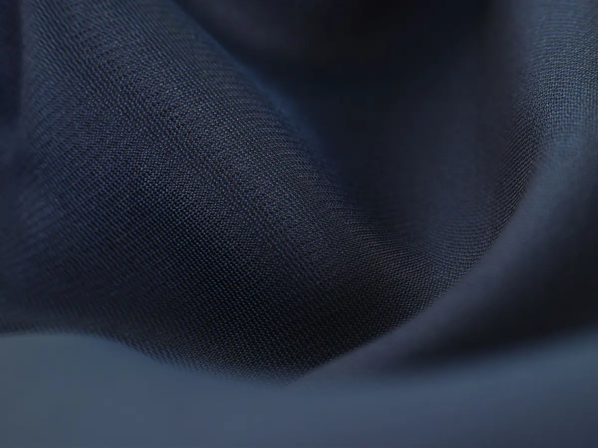 Close-up of Polyester knit fabric