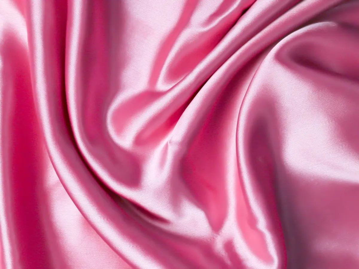 Close-up of Satin fabric