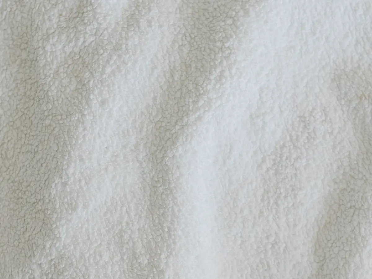 Close-up of Terry towelling fabric